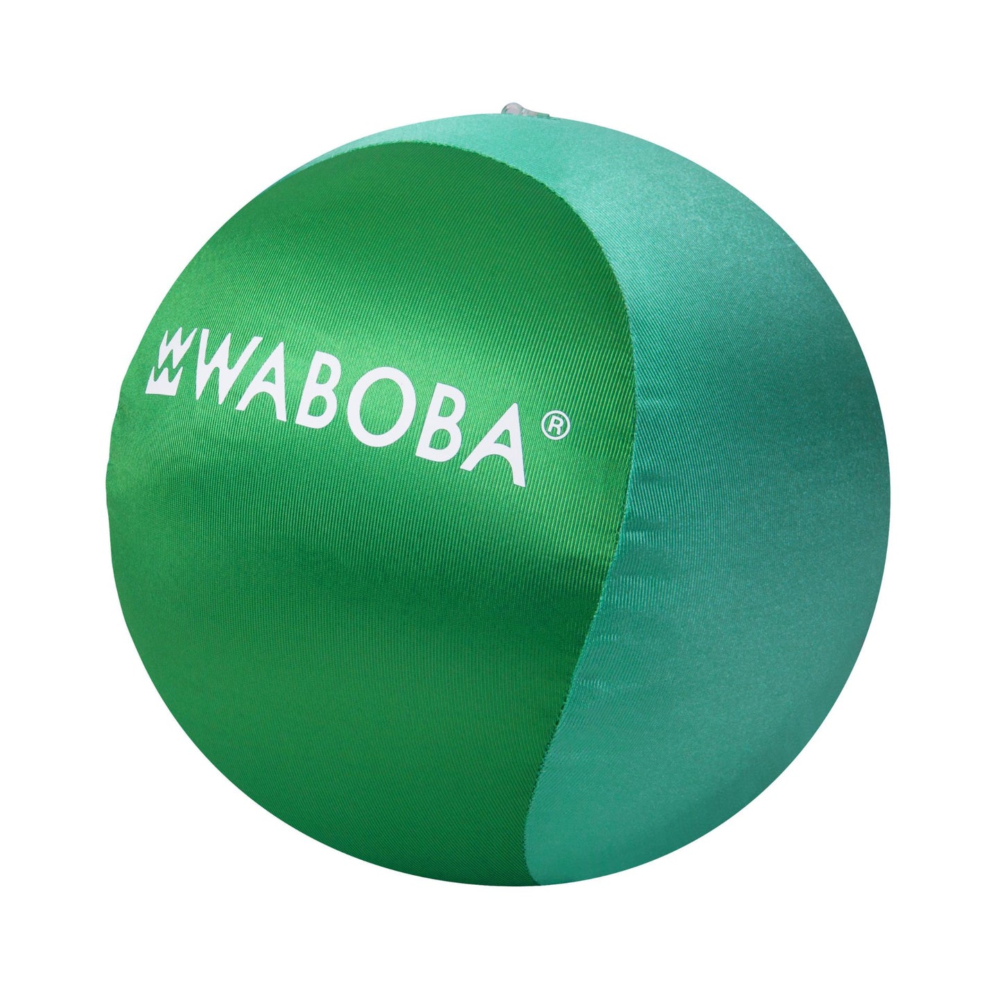 Waboba XL beach ball with bright colors, large size, and smooth surface, designed for outdoor sporting and beach play.