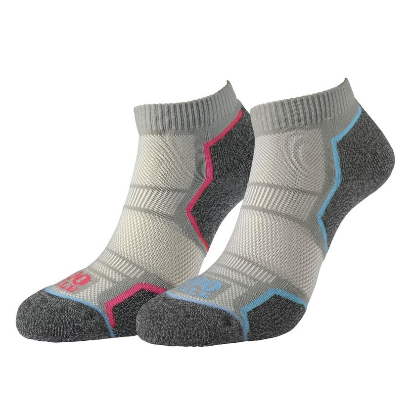 Eco-friendly 1000 Mile Ladies Run Anklet Repreve Twin Pack for running, featuring comfortable, moisture-wicking fabric and stylish design.
