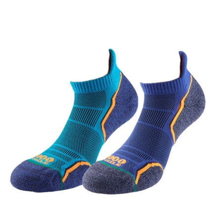 1000 Mile Mens Run Socklet-Twin Pack