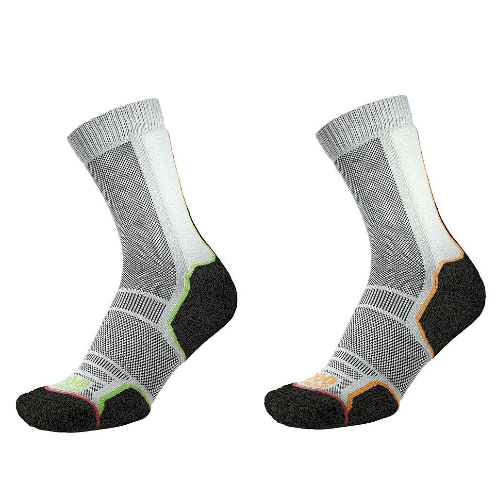 1000 Mile Trek Socks Mens Twin Pack Recycled - Eco Hiking