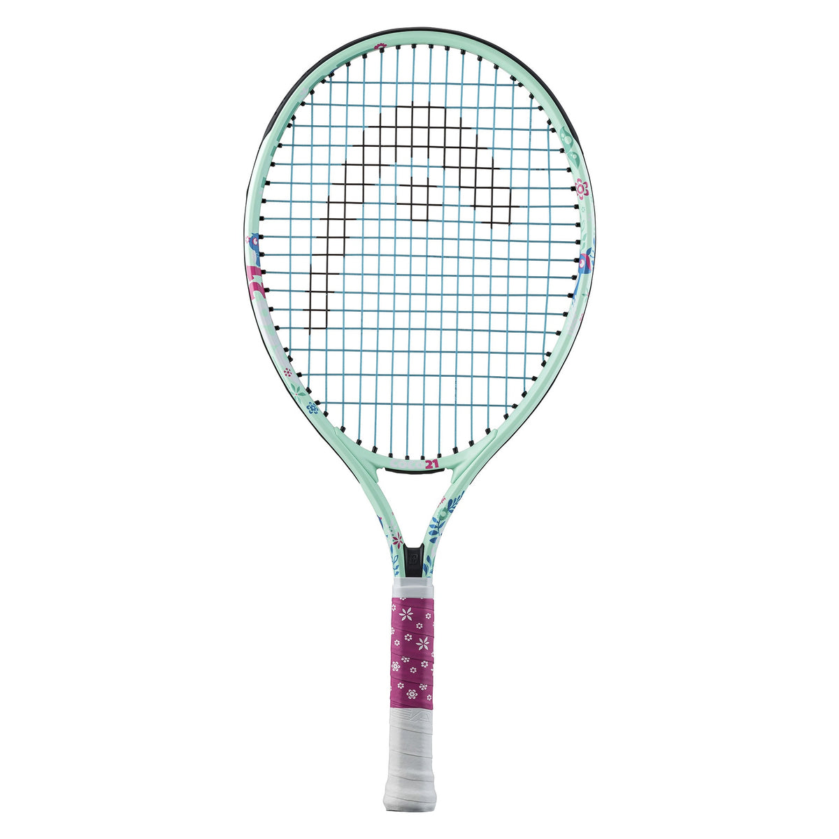 Head Coco Junior tennis racket for kids, lightweight sporting goods with a colorful grip and compact frame for young players.