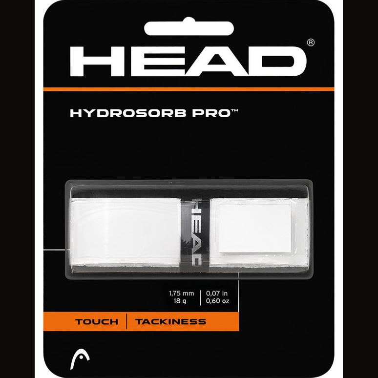 Head HydroSorb Pro replacement grip for sporting goods, showing the black textured grip with branding details.