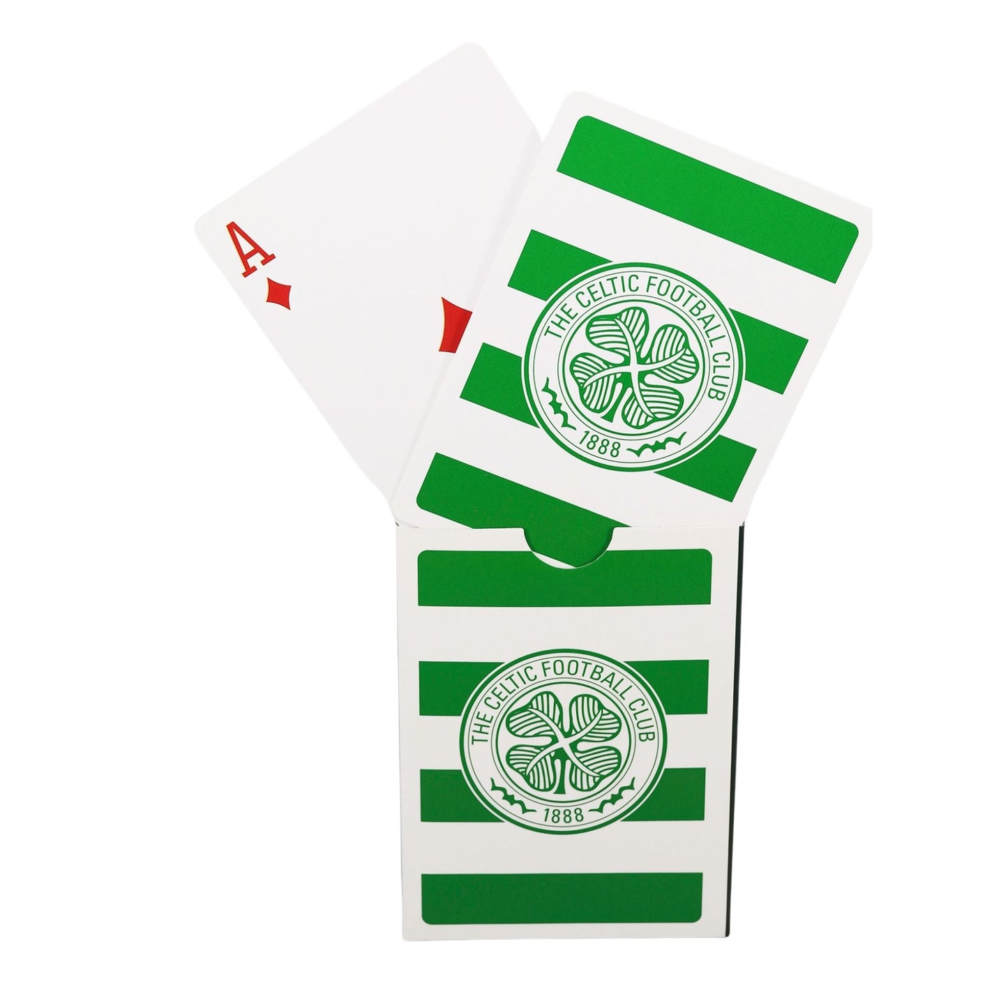 Sporting goods Team Merchandise playing cards featuring a club crest on the card back, ideal for card games and team fans.
