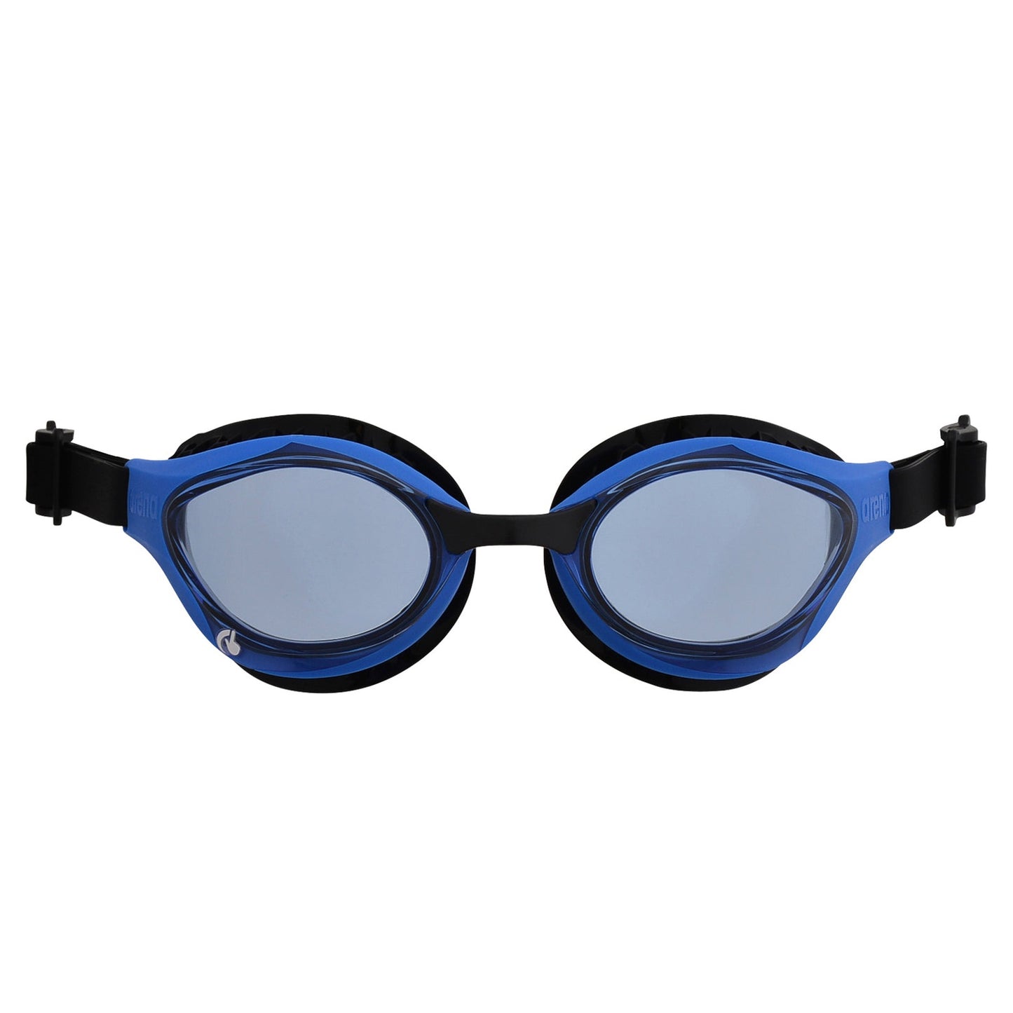 Arena Air Bold Swipe swimming goggles with adjustable straps and clear lenses, designed for comfortable aquatic activity.