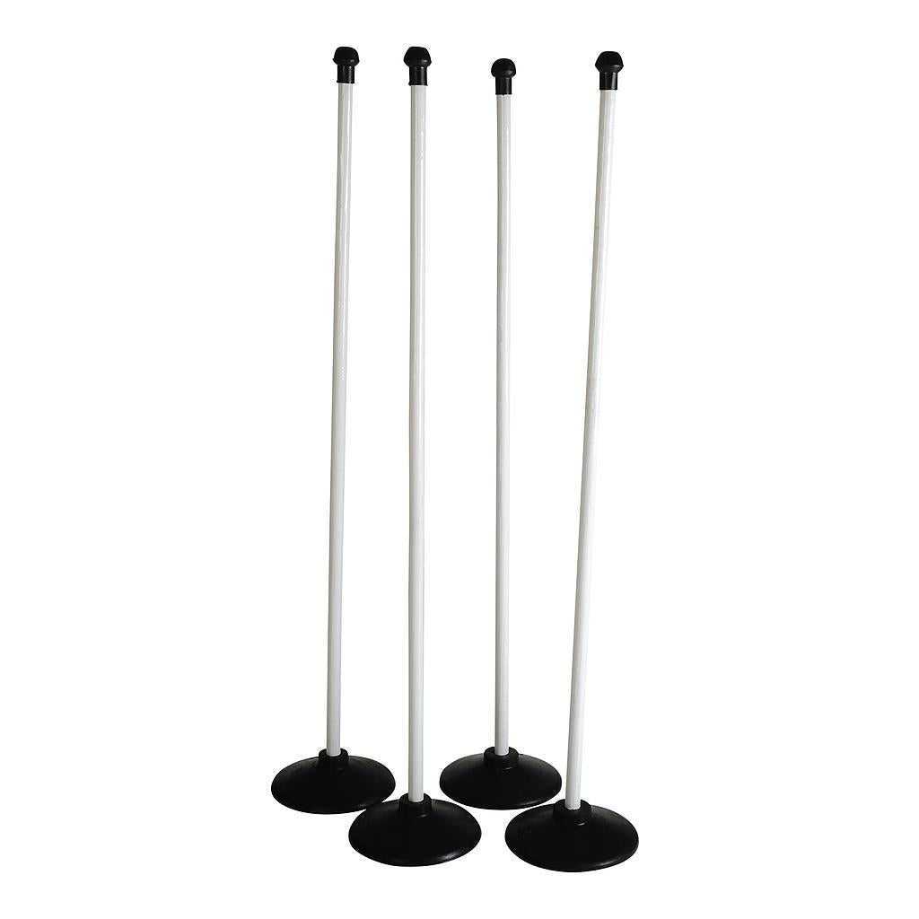 Aresson Rounders Post and Base Set for sporting goods, featuring a rounders post with attached base on a grassy field.