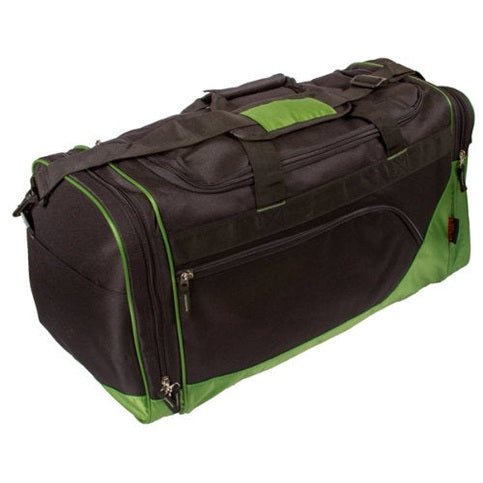 Cartasport sports holdall bag with handles and zip closure, black color, 2019 model for gym and travel.