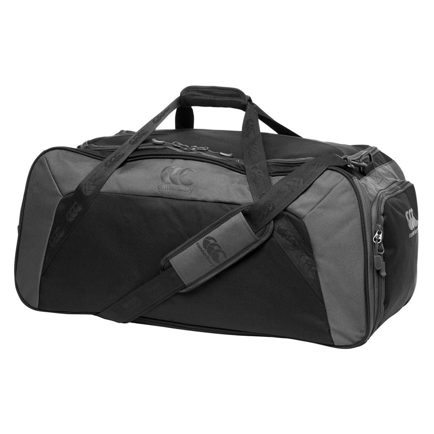 Canterbury rugby holdall bag with sturdy handles and spacious main compartment, ideal for sports gear and travel.