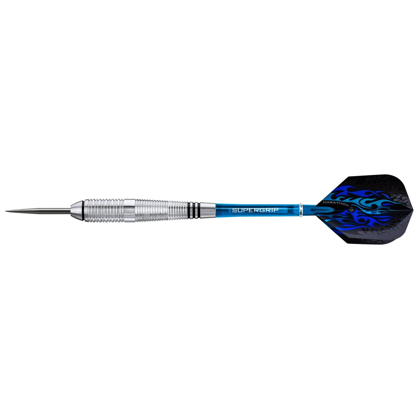 Harrows Blaze Steel Darts with sleek design and pointed tips, ideal for precision dart throwing and competitive play.