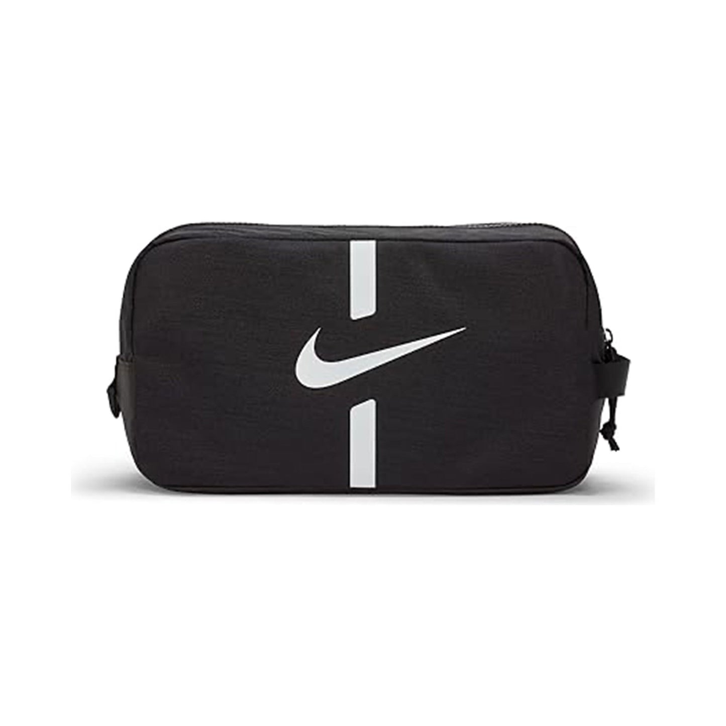 Nike Academy football boot bag with multiple compartments and adjustable straps for sporting goods storage