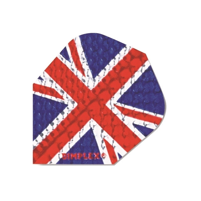Harrows Dimplex Square Uj Style No.15 darts flights with black and white design, lightweight and aerodynamic for darts players.