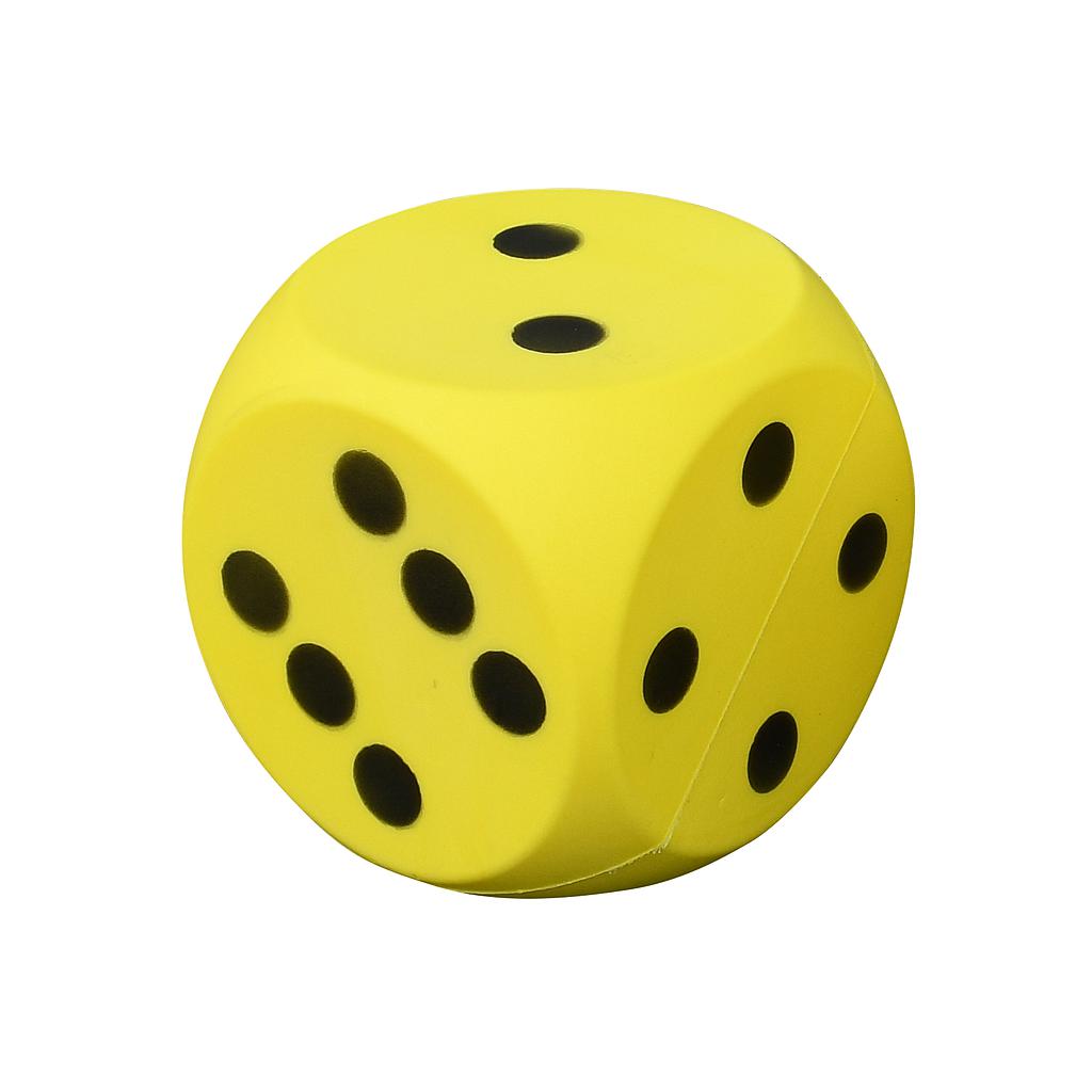 Foam Dice 14cm - Numbered 1-6 Spots for Throwing and Catching