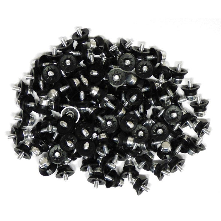 Cartasport football studs bag containing 100 Pu/Alu tip football studs for durable, high-performance football equipment.