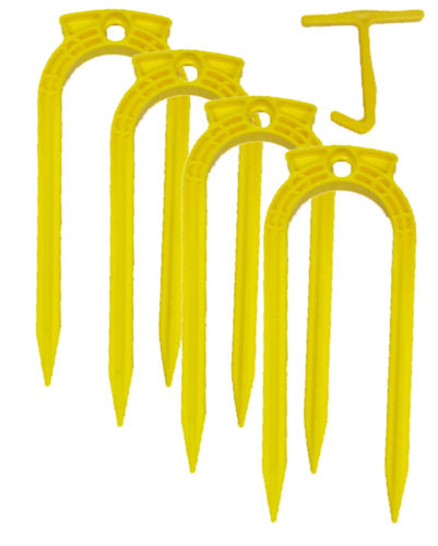 Samba Football Ground Anchor U Plastic Set Of 4