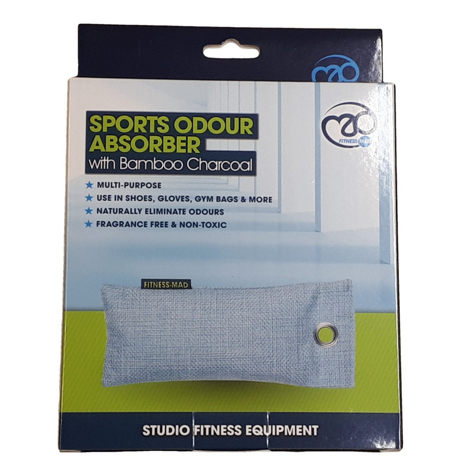 Fitness Mad KEEPfit Sports Odour Absorber in a sleek container, designed to eliminate odours from sports gear and clothing.