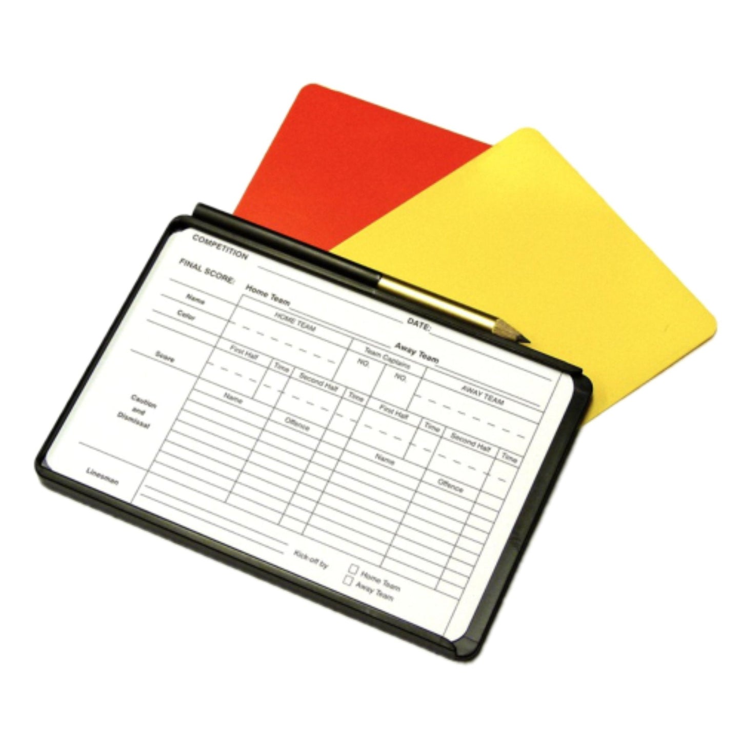 Set of Cartasport referee cards for indoor games, featuring red and yellow cards with official design on a white background.