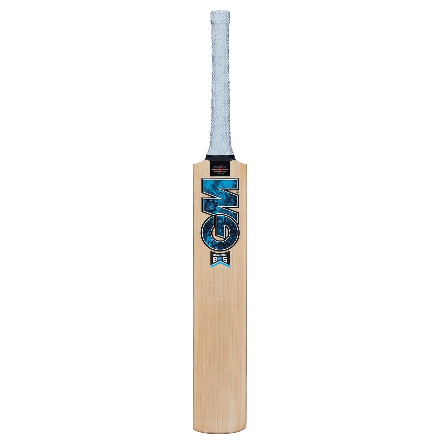 Gunn & Moore Diamond Signature cricket bat with a wooden handle and signature branding, suitable for professional cricket players.