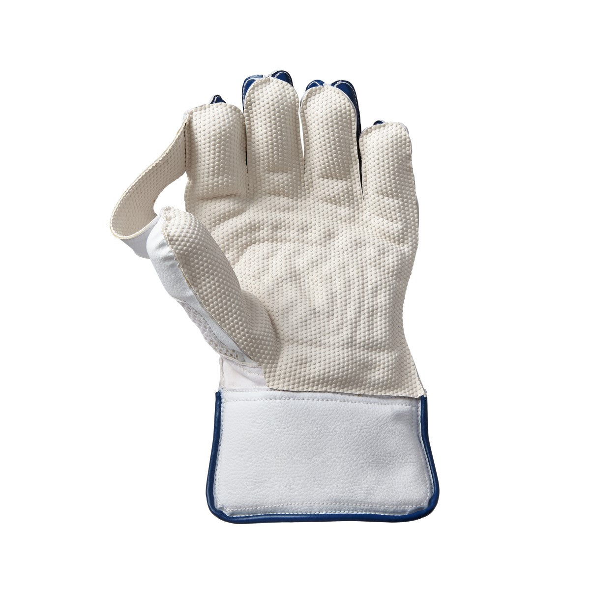 Gunn & Moore Wicket Keeper Gloves Mana, cricket wicket-keeping gloves with padded palms and adjustable straps for a secure fit.