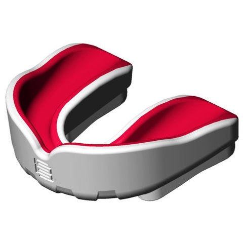 Makura Ignis Pro gum shield for mouthguards, showing a clear, flexible protective mouthguard with branding details.
