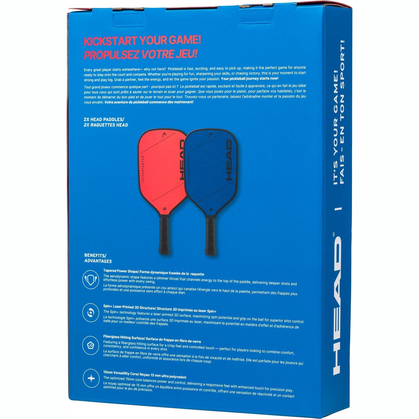 Head Pickleball Kickstarter Pack with paddles and accessories, designed for beginners and recreational players.