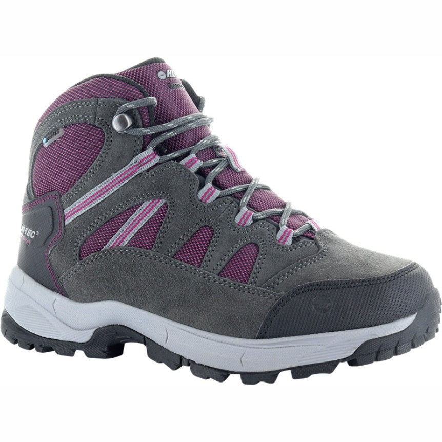Hi-Tec Bandera Lite Lady walking hiking boot with black and gray design, providing support and comfort for outdoor activities.