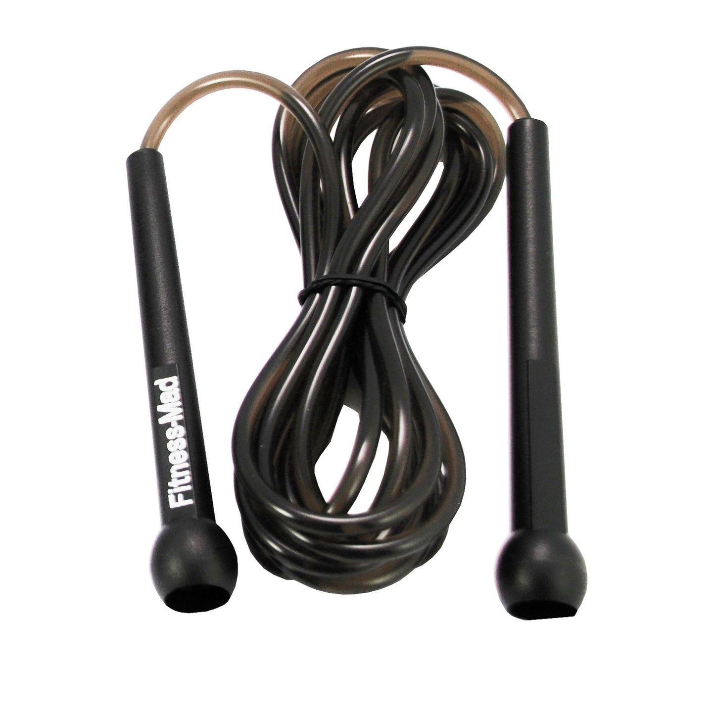 Fitness-Mad Yoga-Mad Speed Rope for cardio workouts with adjustable length and comfortable handles, ideal for fitness training.
