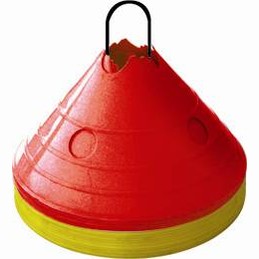 Set of 20 Cartasport Mega Discs footballs with vibrant colors and durable design, ideal for outdoor play and sports activities.