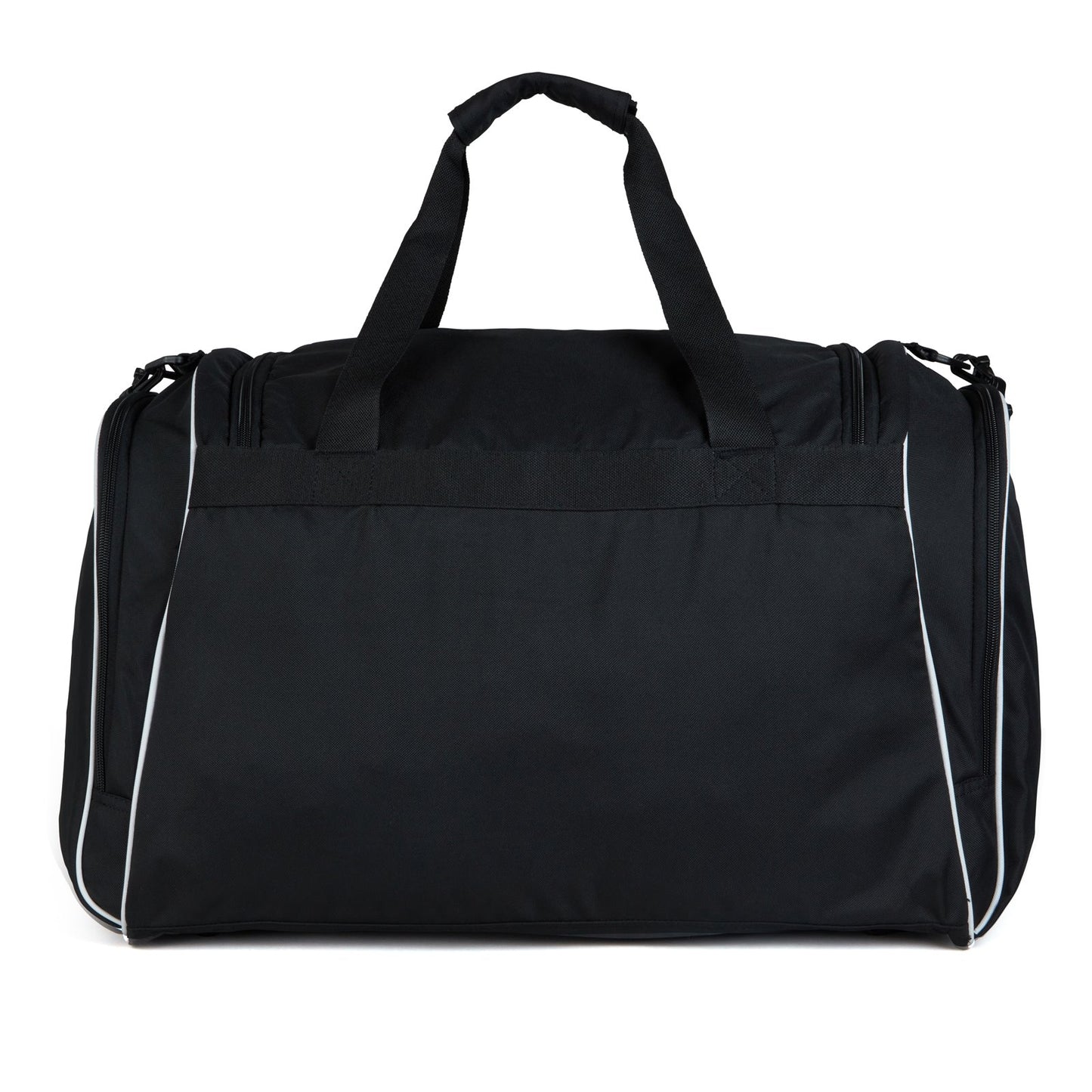 Mitre Sunday League football bag with multiple compartments and adjustable straps, designed for carrying football gear and accessories.