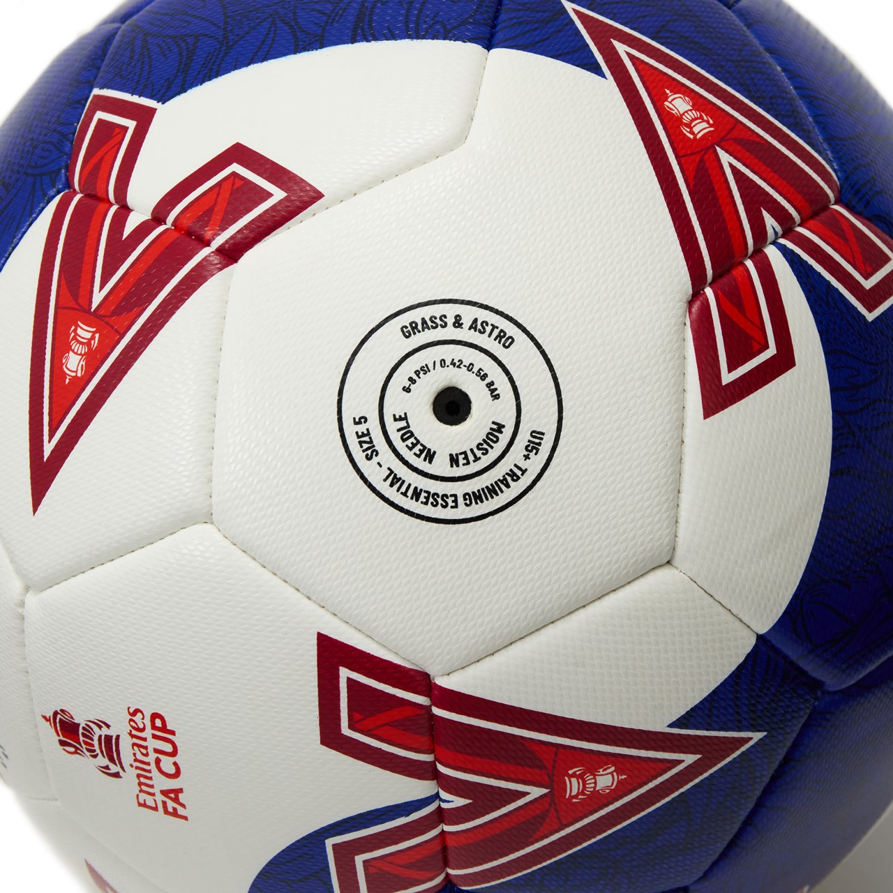 Mitre FA Cup football for 2025/2026 season, official football ball with Mitre branding and detailed design.