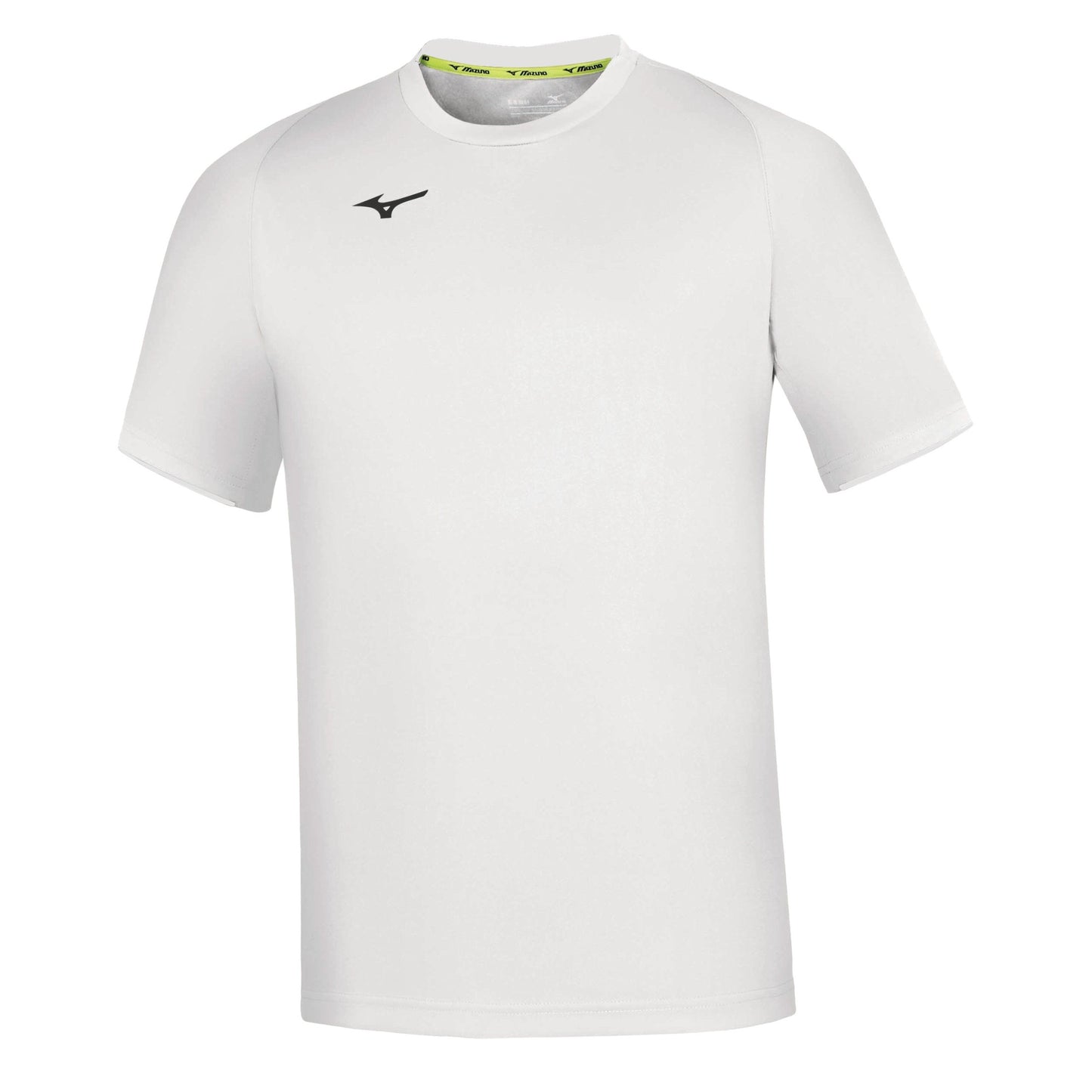 Mizuno Core short sleeve T-shirt in athletic fit, lightweight fabric, and Mizuno logo, suitable for sports and casual wear.