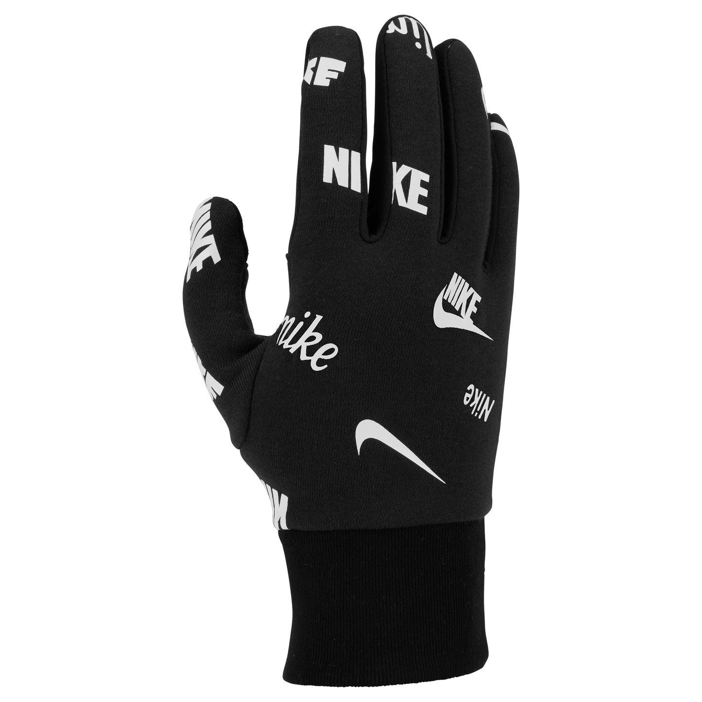 Nike men's TG Club Fleece 2.0 printed winter gloves with fleece lining and bold design, perfect for cold weather.