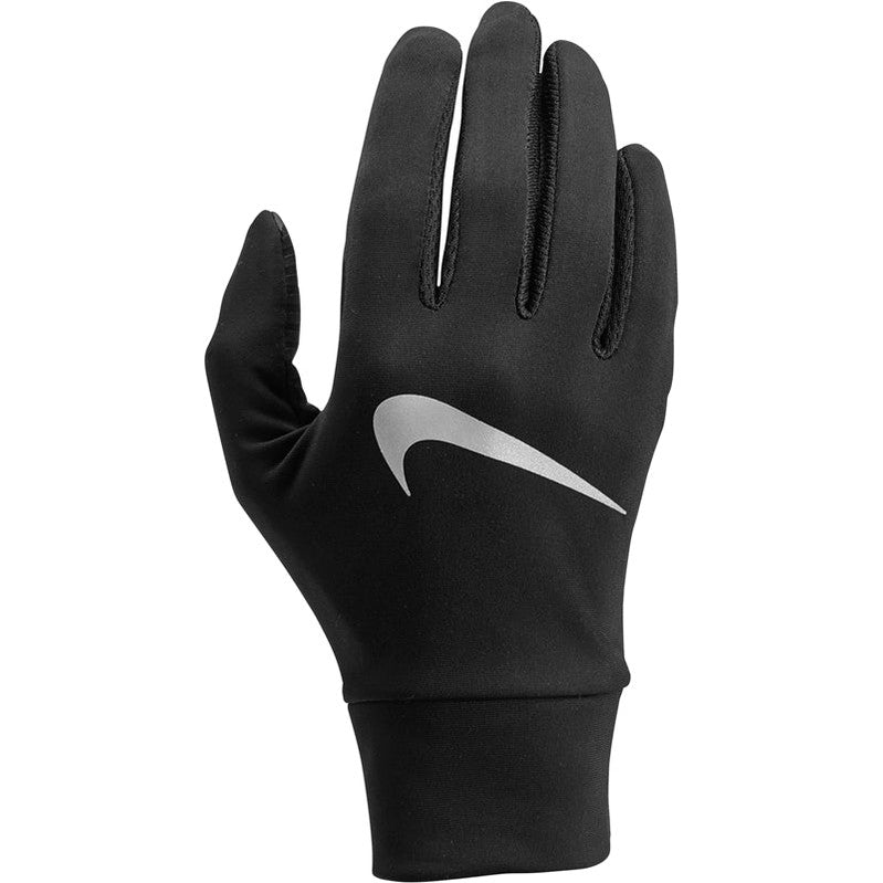 Nike women's lightweight tech running gloves designed for cold weather, featuring breathable fabric and snug fit for winter workouts.