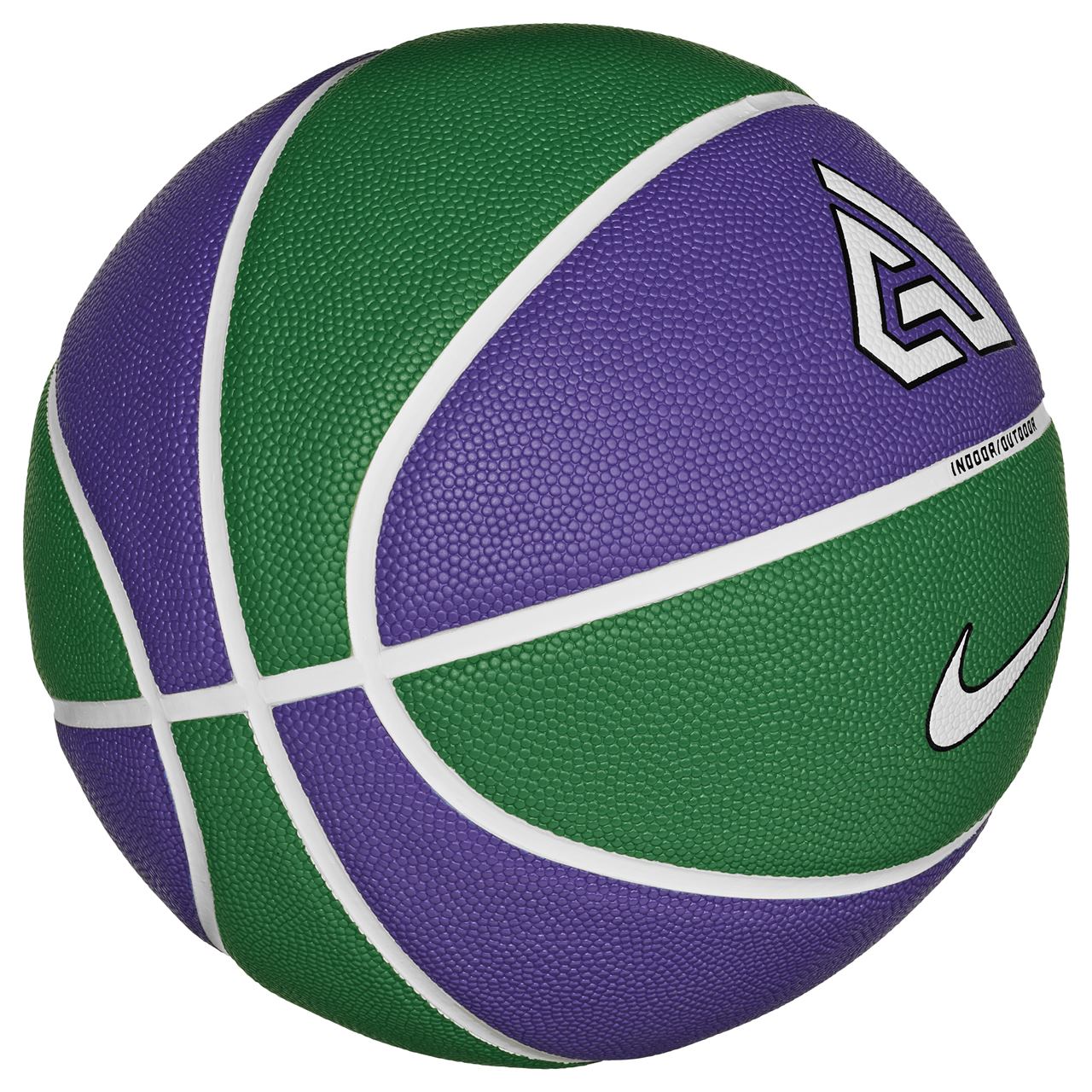 Nike Basketball All Court G.Antetokounmpo Purp/Green- Size 7