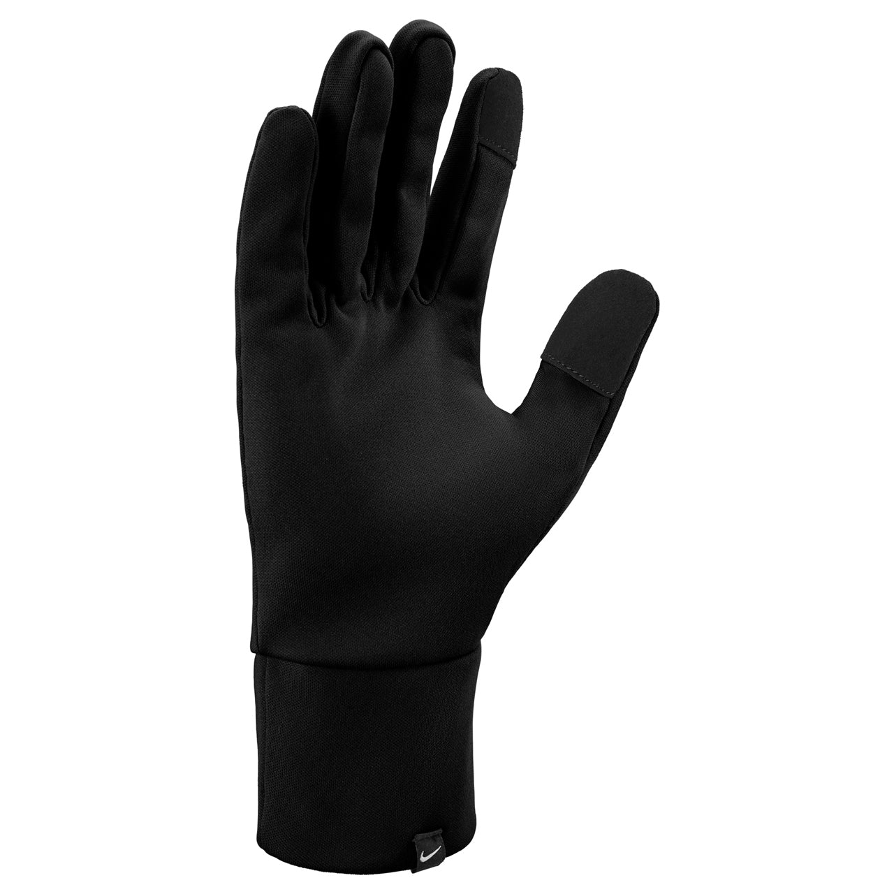 Nike men's Therma-Fit fleece winter gloves with thermal lining and ribbed cuffs, designed for warmth and comfort in cold weather.
