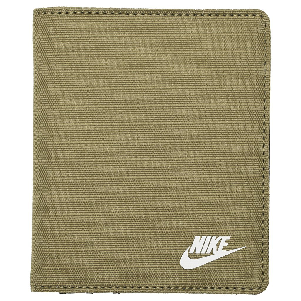 Nike Club Fold Wallet, compact folding accessory with multiple card slots and Nike logo, designed for everyday convenience.