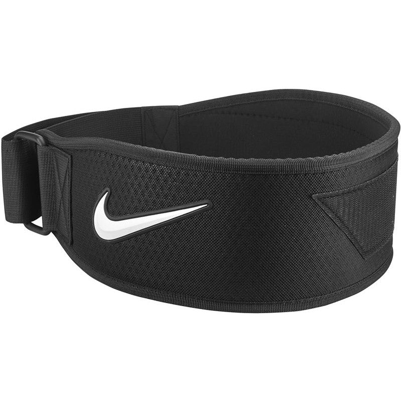 Nike men's Intensity Training Belt, a supportive weightlifting belt with adjustable straps, designed for strength training accessories.