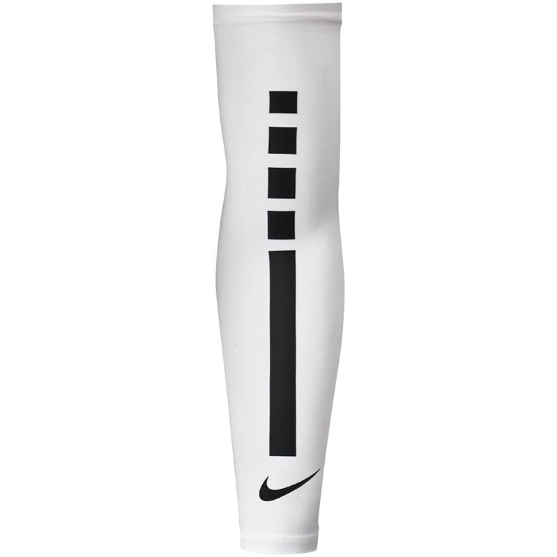Nike Pro Elite Sleeve 2.0 compression arm sleeve for basketball players, featuring Nike branding and snug fit design.