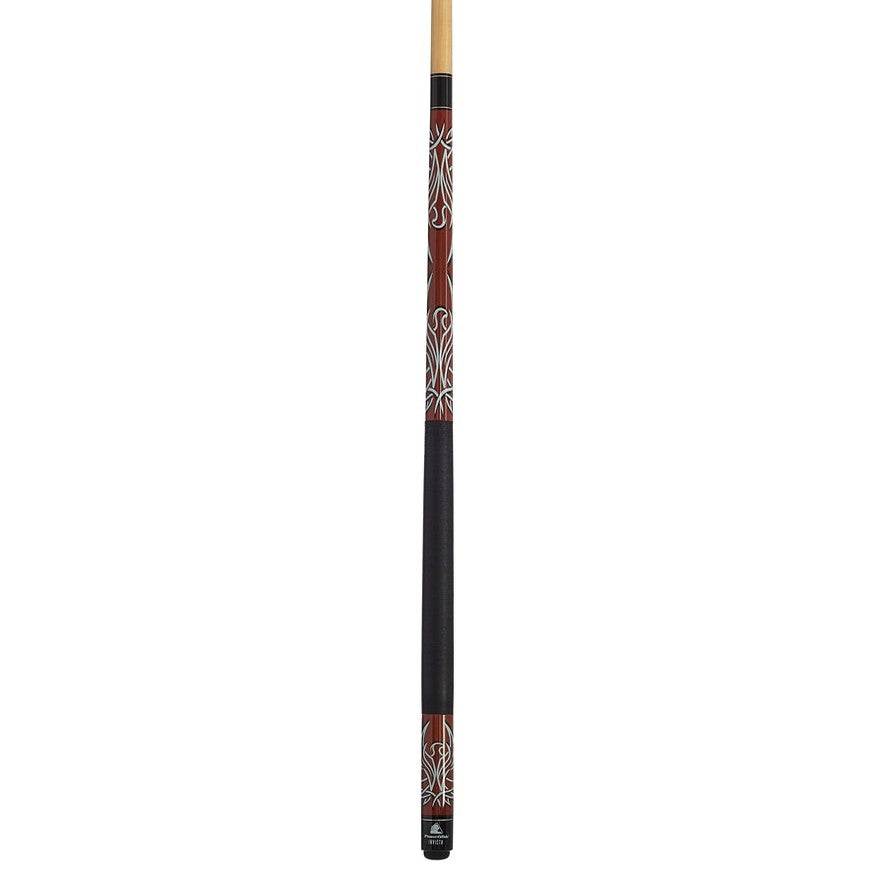 Powerglide Invicta 2-Piece snooker and pool cue, showing its sleek design and polished wood finish.