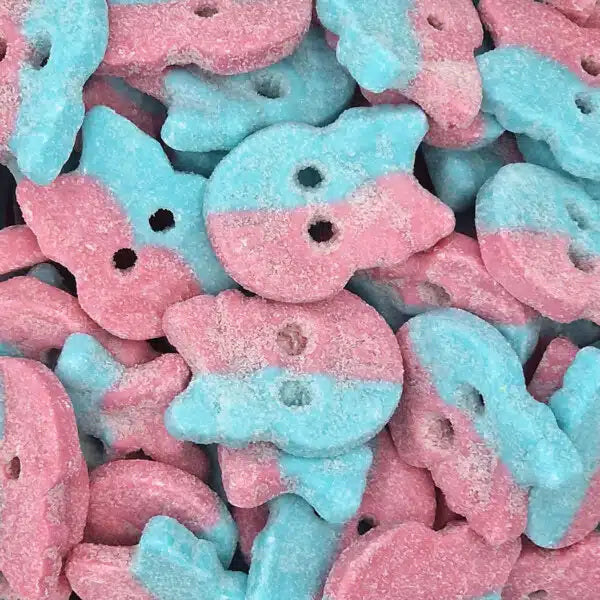 BUBS Dizzy Bubblegum Skulls Sweets Bag (Ve)
