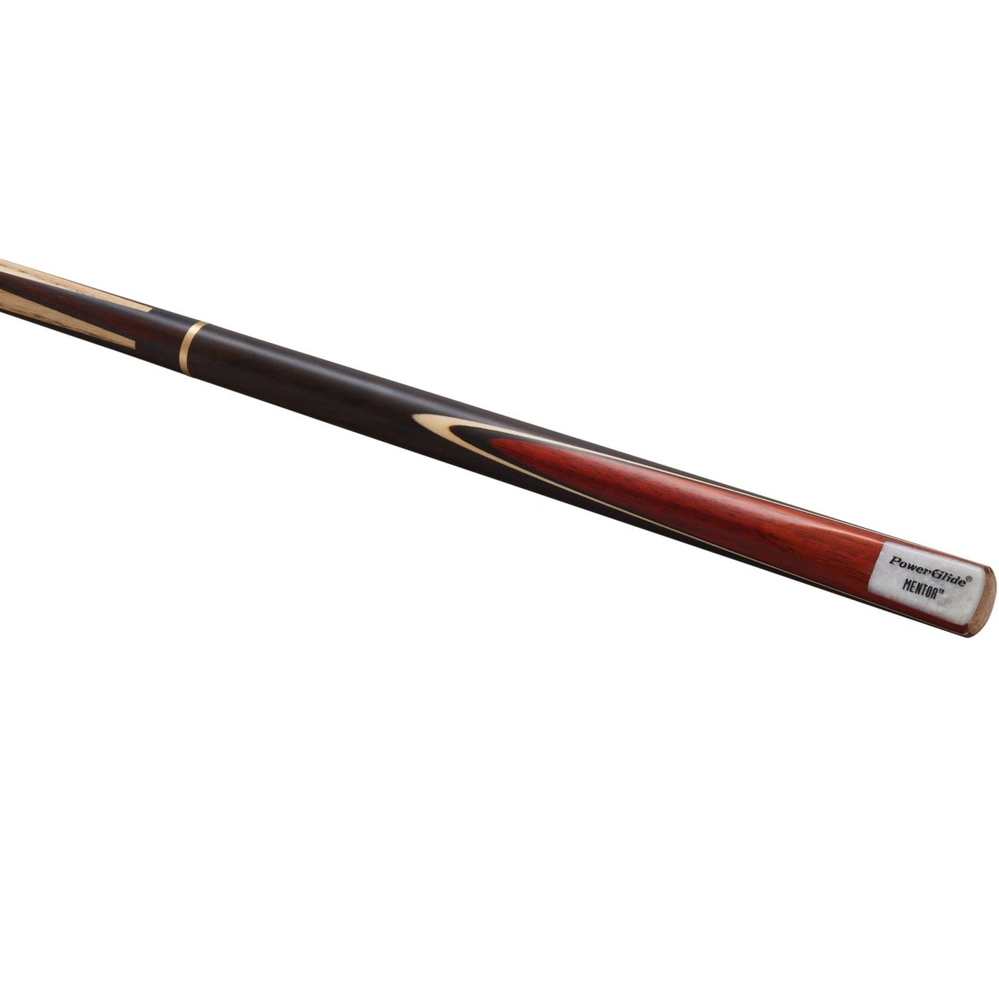 Powerglide Powerglide Pool Cue English Mentor 55-inch, 3-piece snooker pool cue with 8.5mm tip, shown in image.