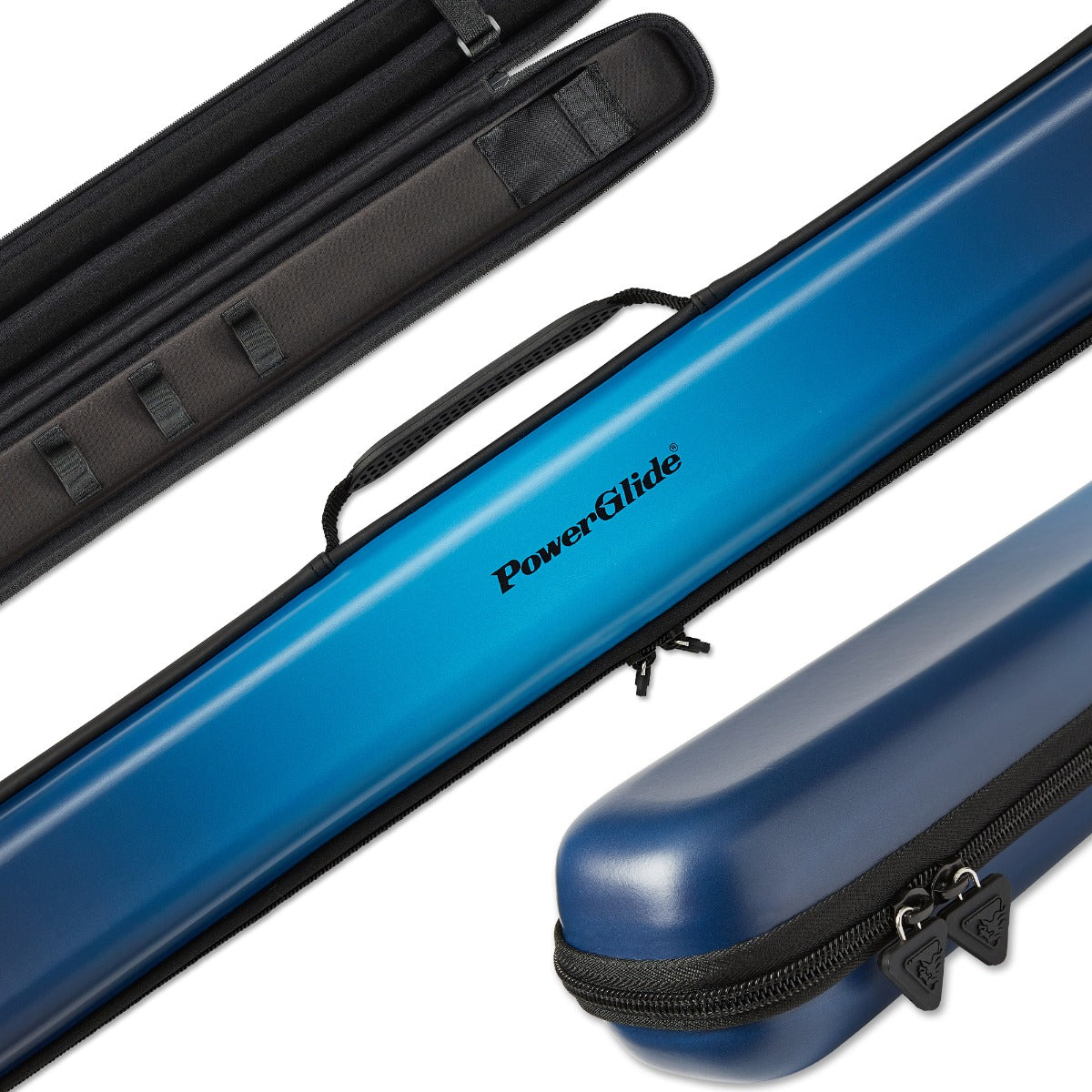 Powerglide Cue Case Svartur 2 Piece