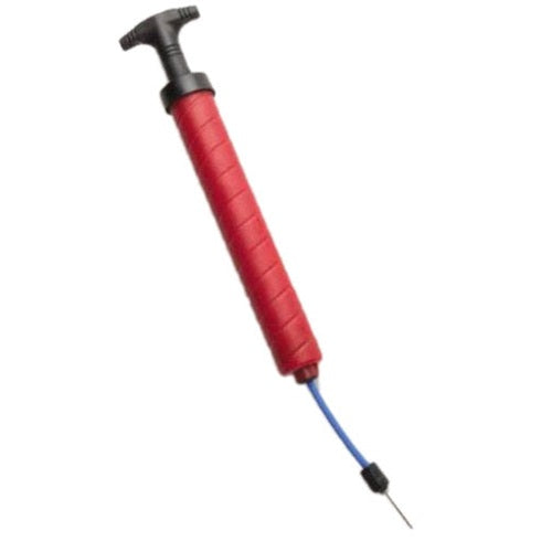 Cartasport football inflator pump double action with pressure gauge for inflating footballs efficiently and quickly.