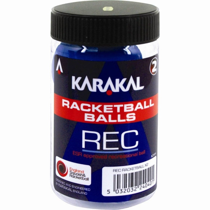 Karakal Racketball Balls Blue Rec - Tube Of 2