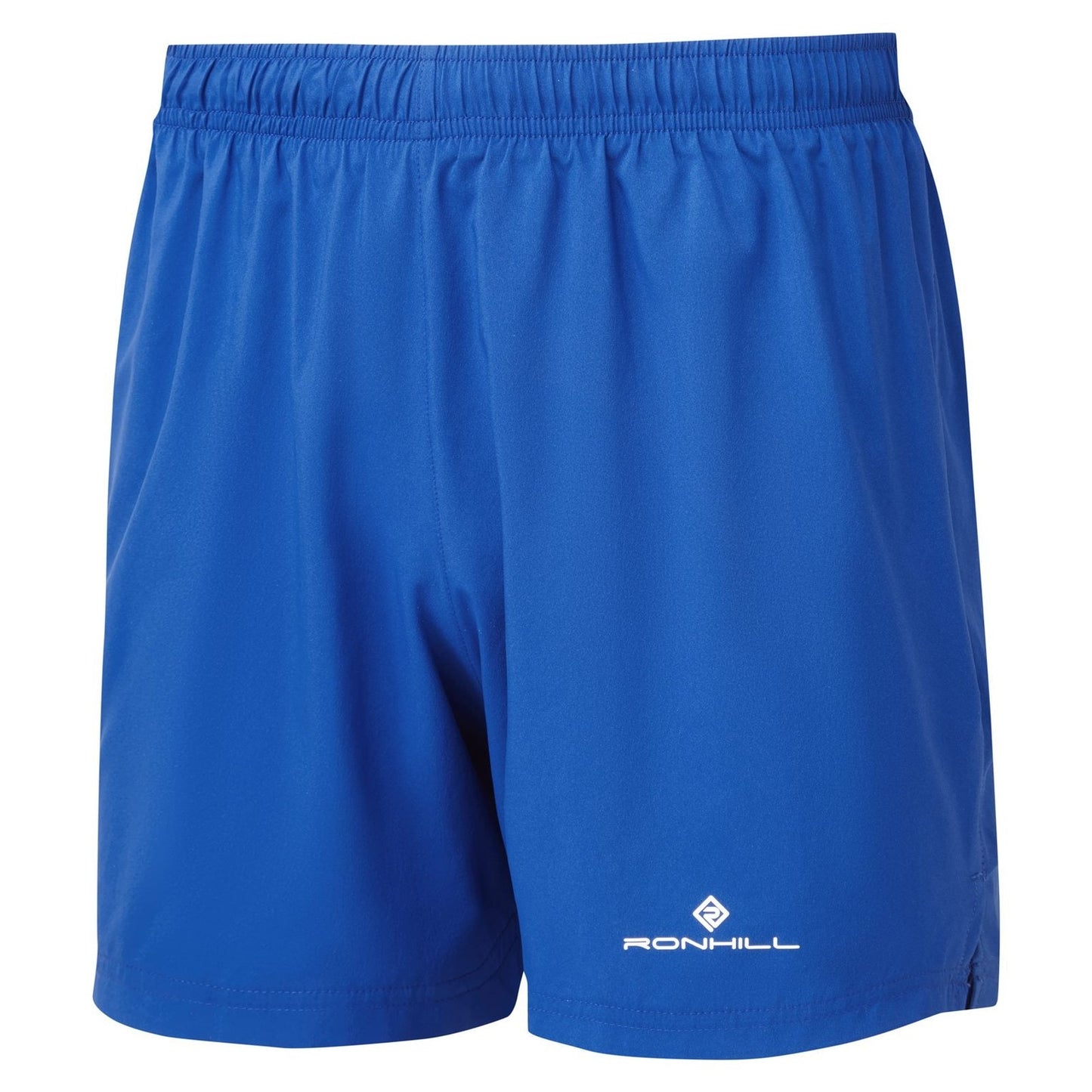 Ronhill men's Core 5 running shorts in black, lightweight athletic shorts with adjustable waistband and breathable fabric.
