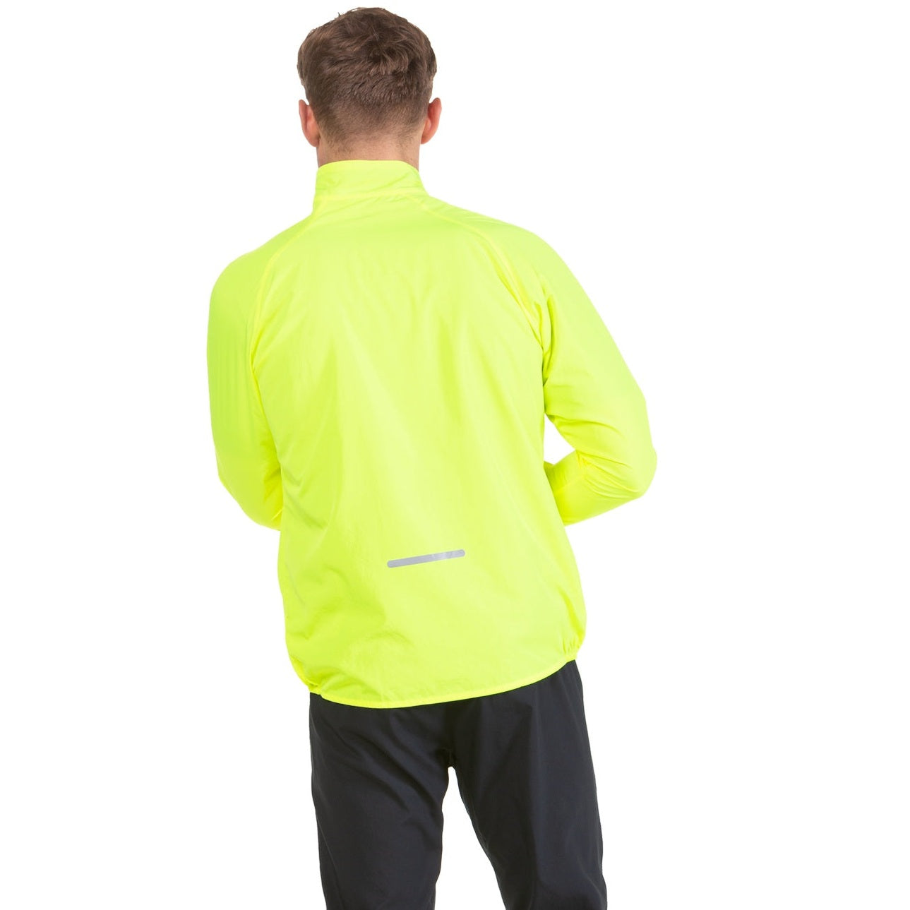 Ronhill men's Core jacket from RONHILLRUNNING collection, shown in a sleek, lightweight design with a zip front and breathable fabric.