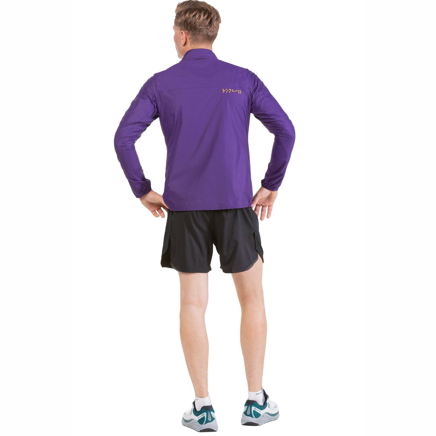 Ronhill men's Core Racer shorts for running, black lightweight racing shorts with adjustable waistband and breathable fabric.
