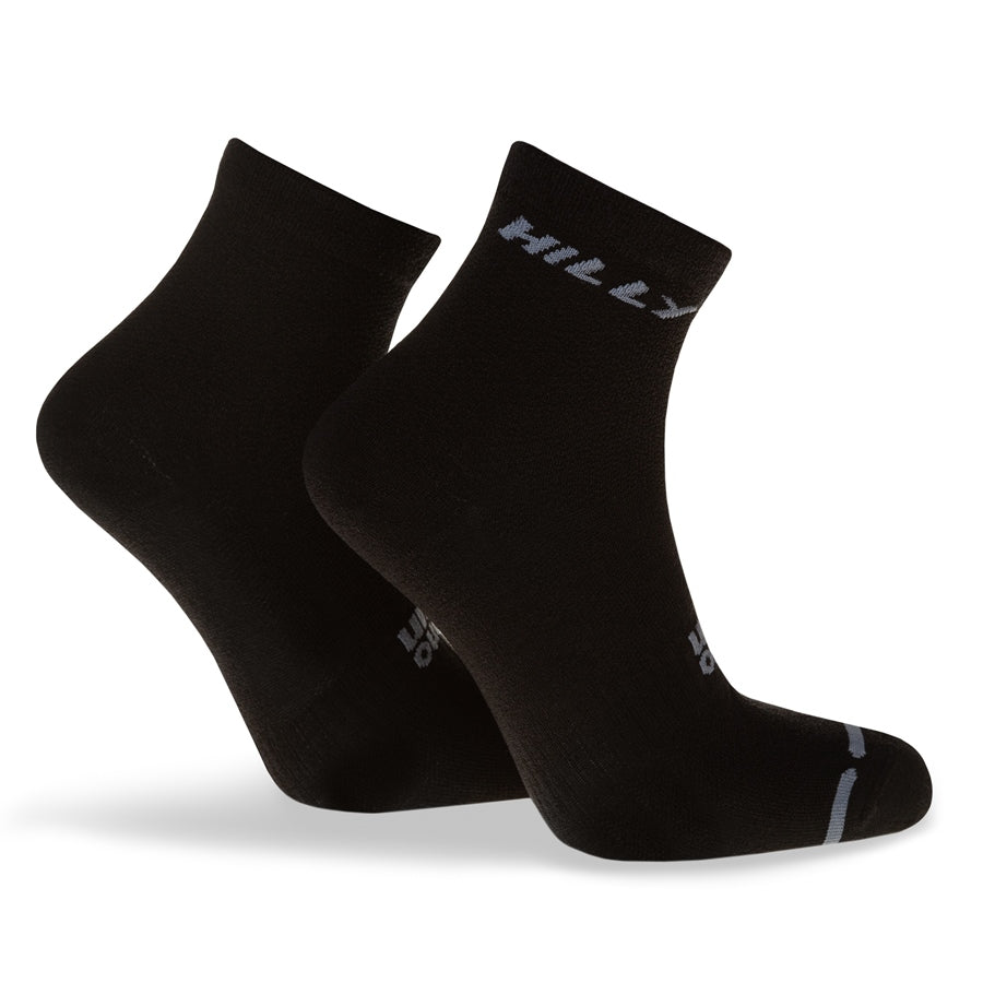 Hilly Active ankle sock for running, low-cut design, breathable fabric, ideal for athletic activities and sports performance.