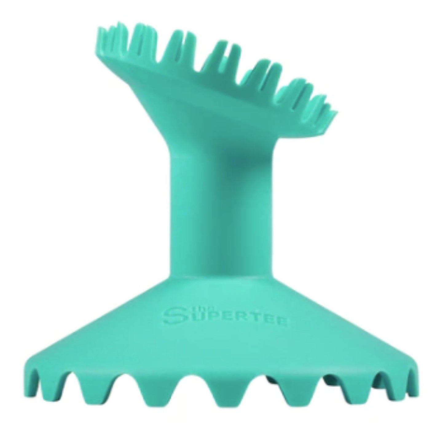 Dan Carter Kicking Tee Supertee Throne rugby ball holder on a kicking tee, designed for rugby practice and game use.