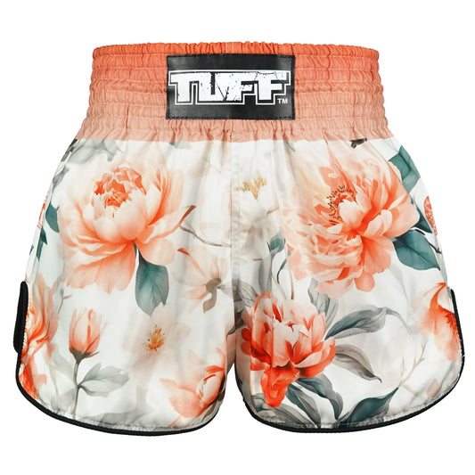 TUFF High-Cut Retro Muaythai Shorts Tub-Tim Bloom
