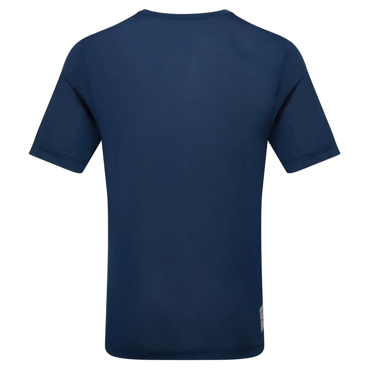 Ronhill men's tech short sleeve running tee, lightweight breathable men's running top with moisture-wicking fabric, navy color