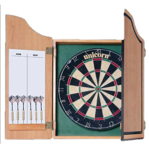 Unicorn Striker Bristle Dartboard Cabinet Set - Complete Home Darts Centre